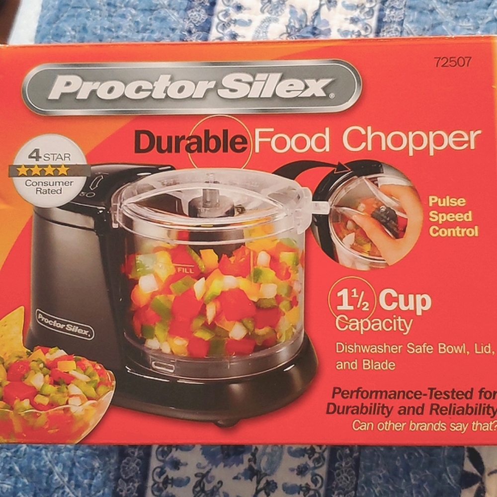 Proctor Silex 1.5 cup Food Chopper..New!
